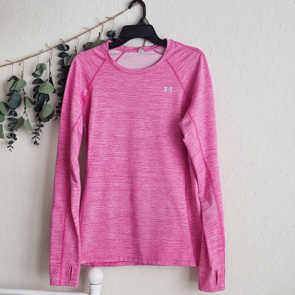 Under Armour Women's Pink Long Sleeve Top